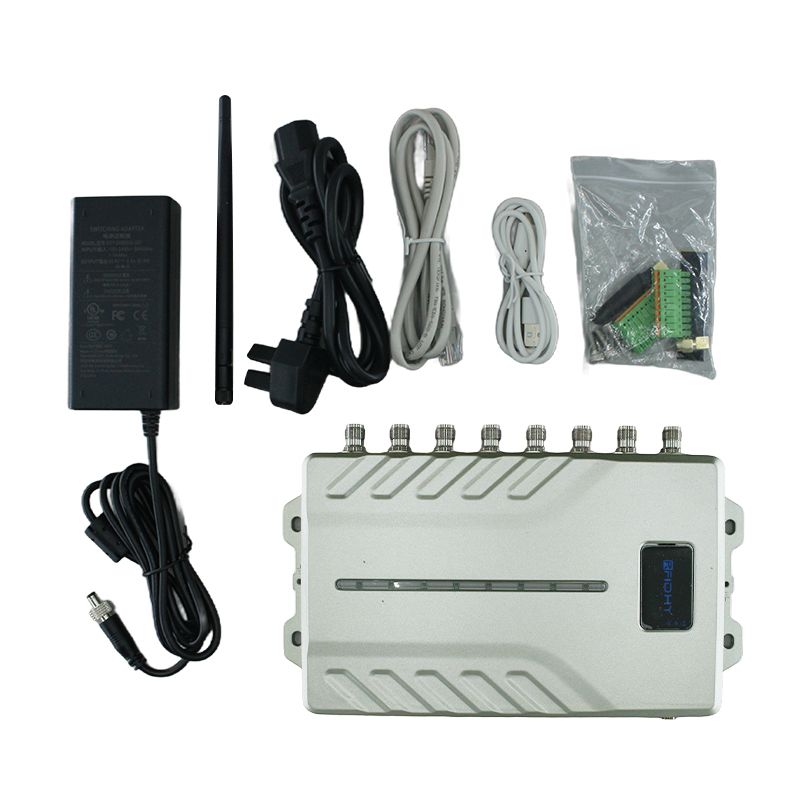 HY-R386A High Configuration 8-Ports UHF RFID Reader image 1