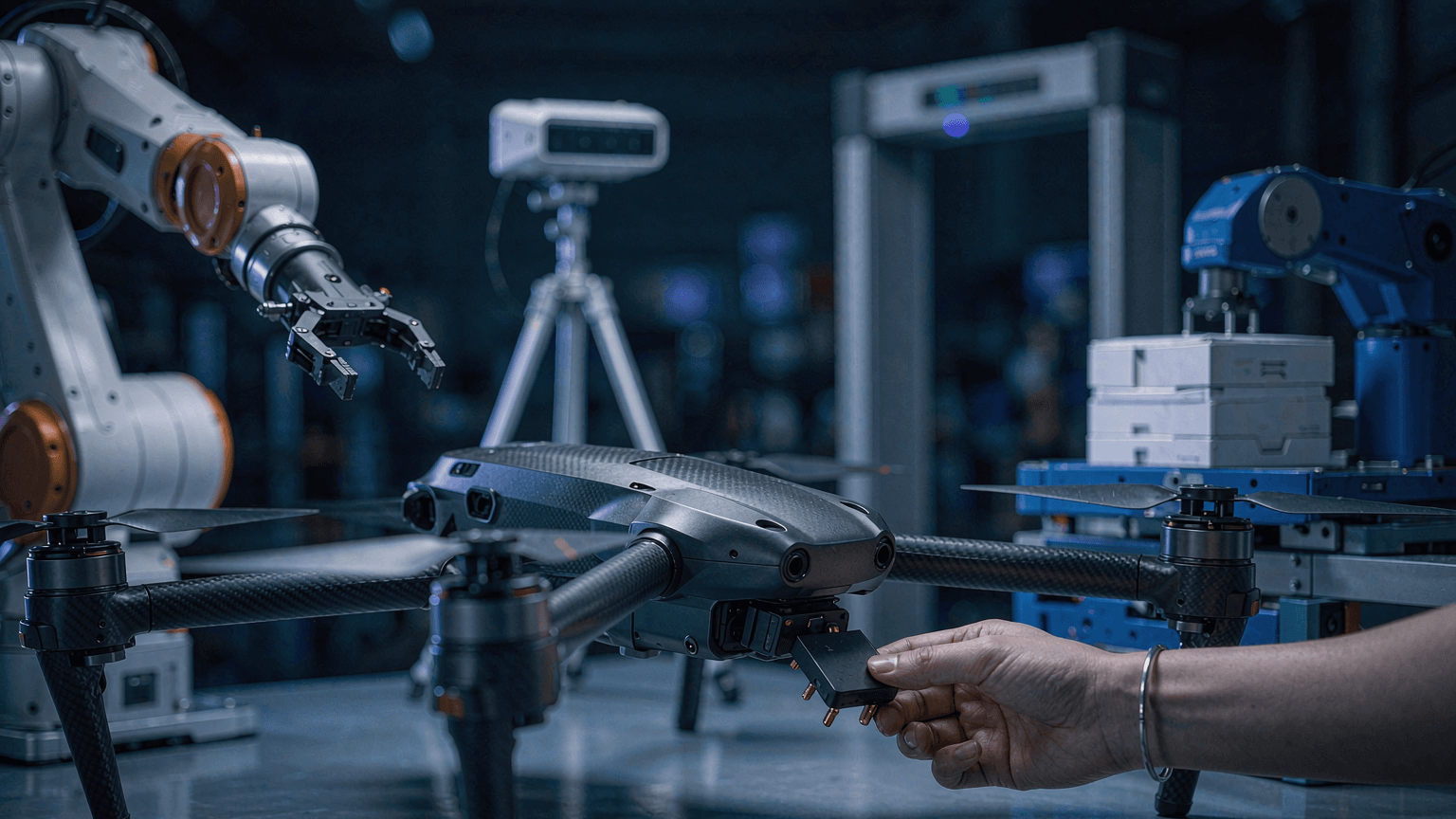 RFID Tags for Drone and Robot Fleet Tracking
