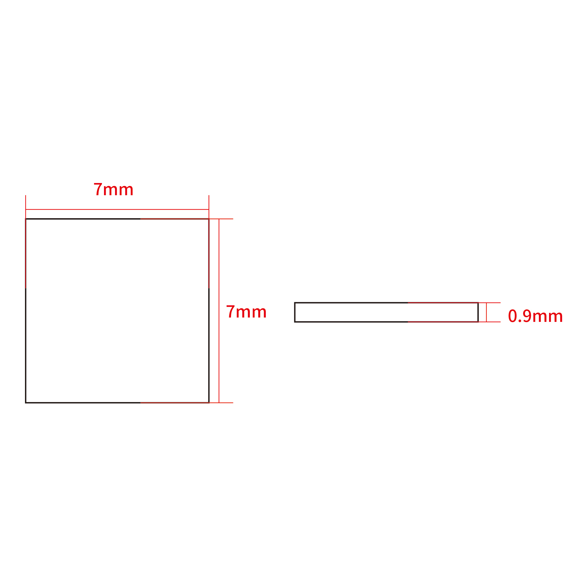 HY-MO0707 HF Micro Tag size