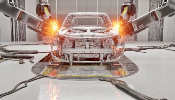 High-temperature RFID tags embedded into automotive chassis during welding