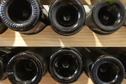 Waterproof RFID tags on the bottom of beverage bottles