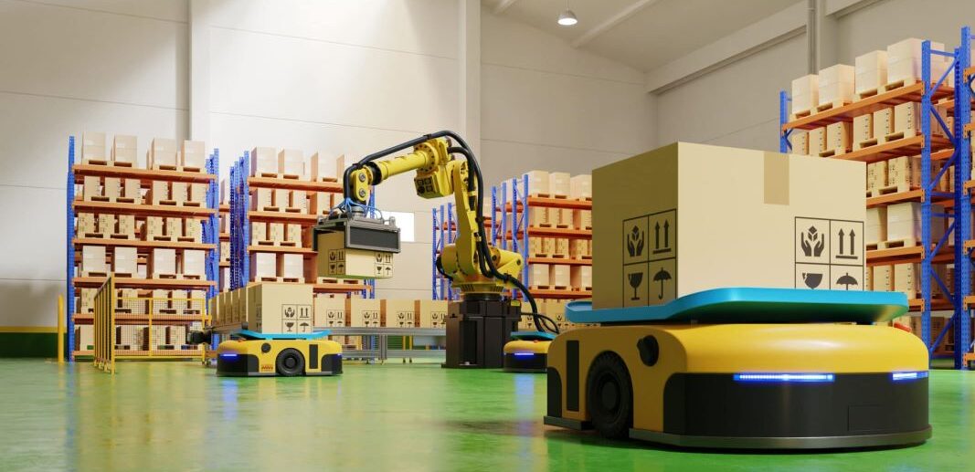 AGV with RFID Tags