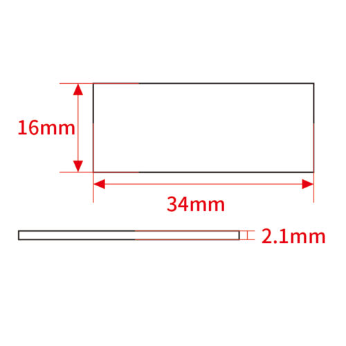 HY-HST3416 HF NFC Silicone Tag Size
