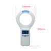 HY-PT200T FDX Animal Tag Reader size