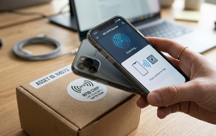 how to scan rfid chip with mobile phone